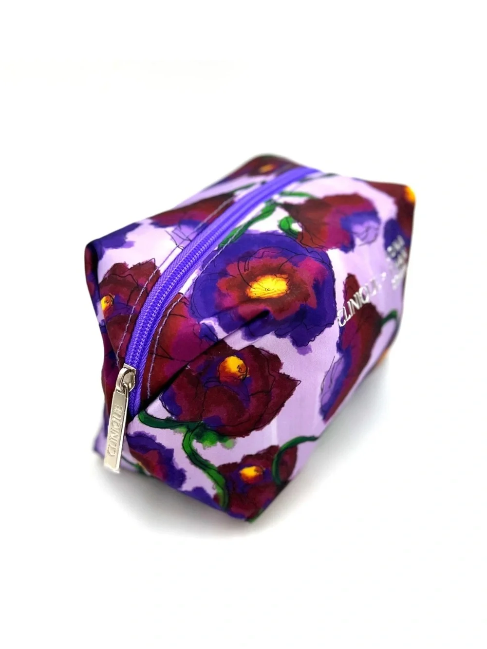 Jonathan Cohen Lavender Floral Cosmetic Pouch